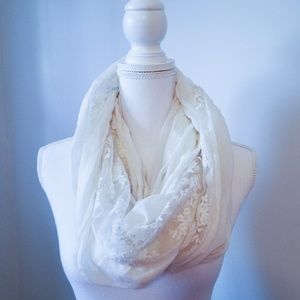 Lacey spring scarf!